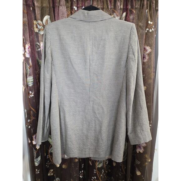 Vintage Tous Les Jours Blazer Vintage Linen Silk Blend Size 8 US Cinq A Sept - Picture 13 of 16